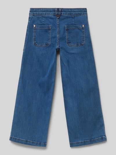 Mayoral Straight leg jeans met siernaden Blauw - 3