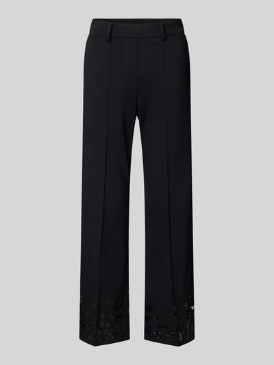 Cambio Korte broek van viscose, model 'FRANCOISE CROPPED PAILLET' Zwart - 2