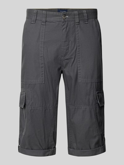 Christian Berg Men Bermuda met cargozakken Donkergrijs - 2