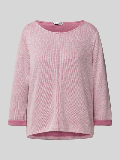 Tom Tailor Regular Fit Strickpullover mit 3/4-Arm  Pink 2