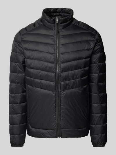 Jack & Jones Steppjacke mit Stehkragen Modell 'SPRINT' Black 1