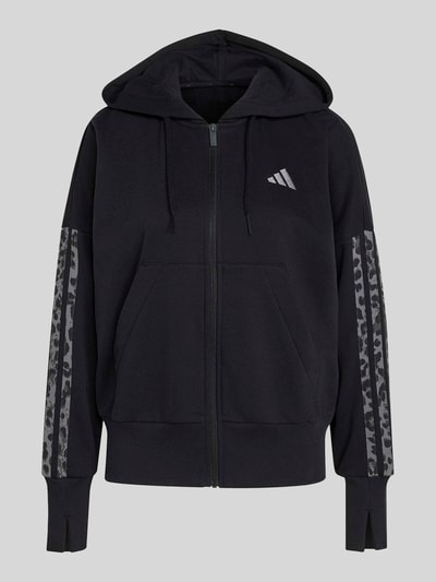 adidas Sportswear Regular Fit Sweatjacke aus Baumwoll-Mix Black 2