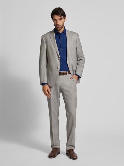 Tommy Hilfiger Tailored Slim fit zakelijk overhemd met kentkraag Marineblauw - 1