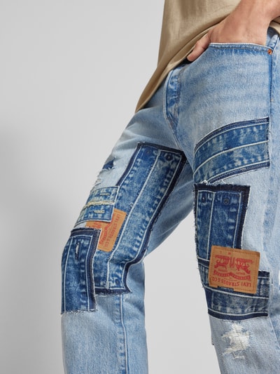 Levi's® Jeans in 5-pocketmodel, model '501' Jeansblauw - 3