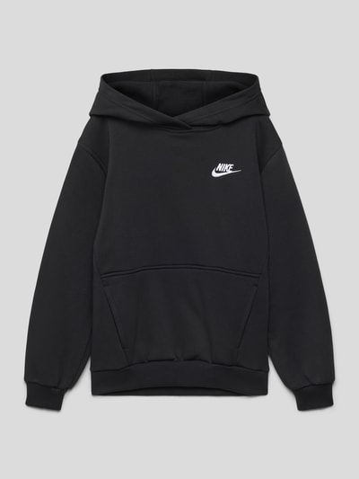 Nike Hoodie met labelstitching Zwart - 1