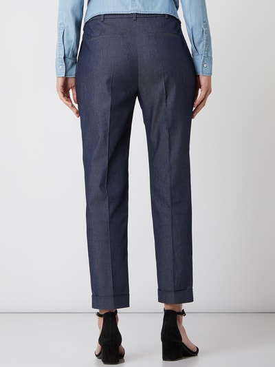 Jake*s Collection Bundfaltenhose in Denim-Optik Marine 5