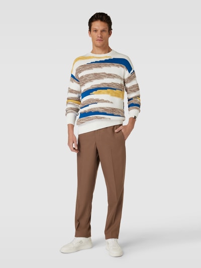 Scotch & Soda Strickpullover Modell 'Landscape' in offwhite Offwhite 1