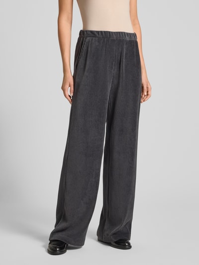 JAKE*S STUDIO WOMAN Cordhose mit elastischem Bund Dunkelgrau 4