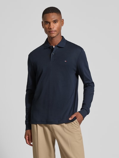 Tommy Hilfiger Koszulka polo o kroju Regular Fit z czystej bawełny Granatowy 4