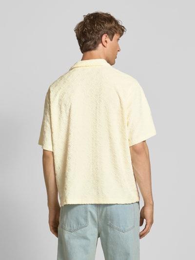 Jack & Jones Relaxed Fit Freizeithemd mit Strukturmuster Modell 'INFINITY' Offwhite 5