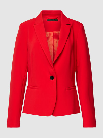 comma Blazer mit Knopfverschluss Rot 2