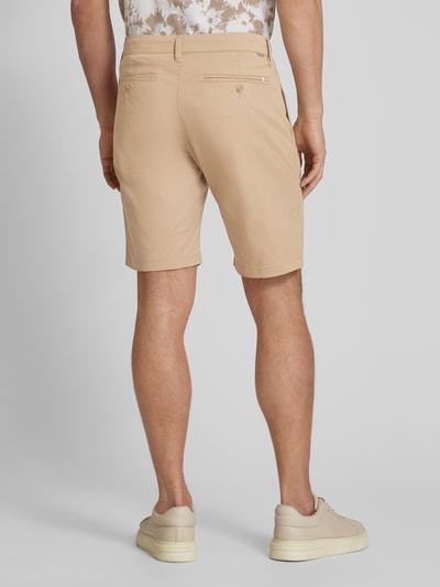 s.Oliver RED LABEL Regular fit bermuda met strookzak Beige - 5