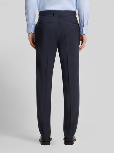 BOSS Slim Fit Anzug aus reiner Schurwolle Modell 'H-HUGE-2PCS-263' Marine 6