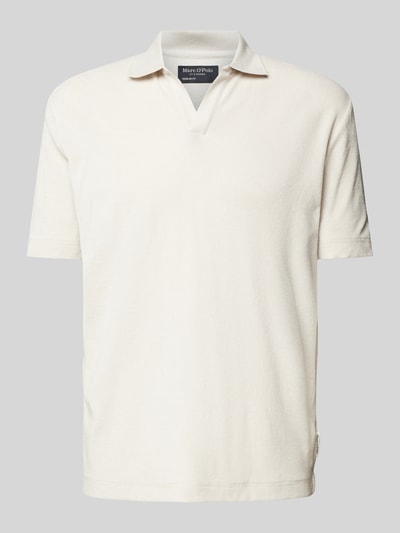 Marc O'Polo Regular Fit Poloshirt mit Label-Detail Offwhite 2