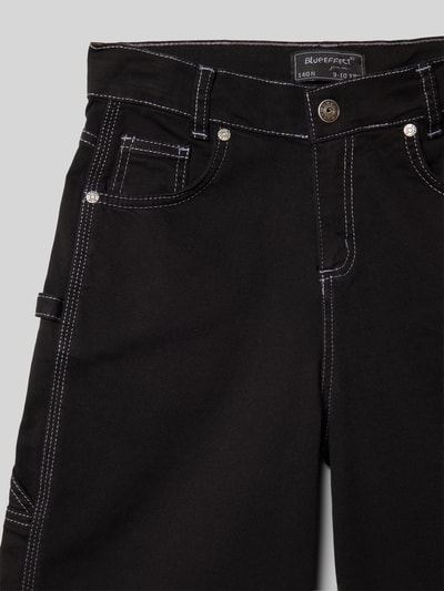 Blue Effect Regular Fit Jeansshorts im 5-Pocket-Design Black 2