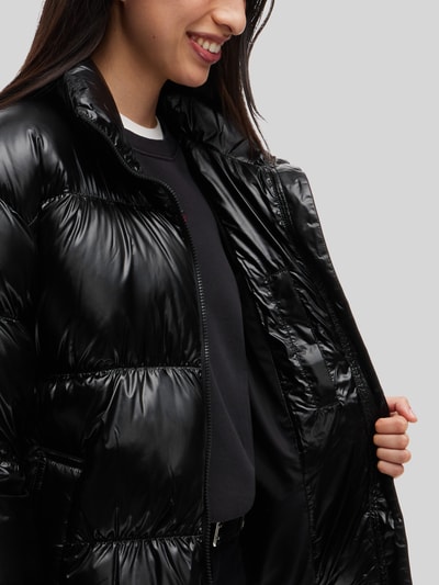 Tommy Jeans Regular Fit Steppjacke mit Label Stitching Black 3