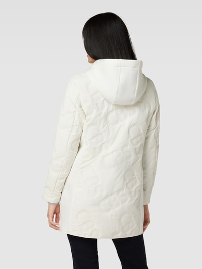 Christian Berg Woman Selection Hybridjacke mit Einsatz aus Scuba und Kapuze Offwhite 5