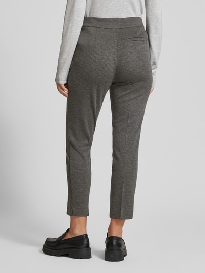 Christian Berg Woman Selection Regular fit jersey broek met paspelzak aan de achterkant Antraciet - 5