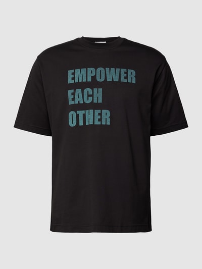 Calvin Klein Jeans Oversized T-Shirt mit Statement-Print Modell 'EMPOWER' Black 2