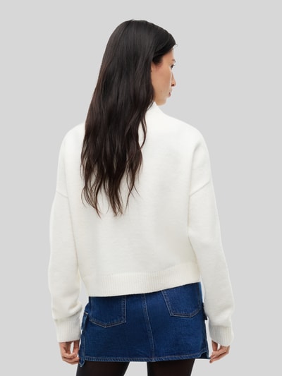 Tommy Jeans Kardigan rozpinany o kroju relaxed fit z dodatkiem wełny z alpaki i dodatek wełny Biały 5
