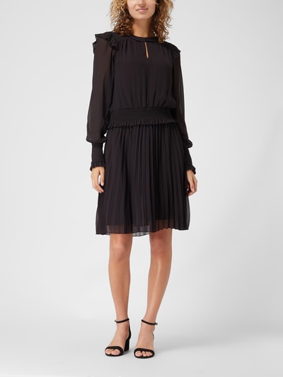 Scotch & Soda Kleid aus Chiffon  Schwarz 1