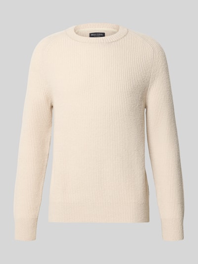 Marc O'Polo Regular Fit Pullover aus Schurwoll-Mix Beige 1