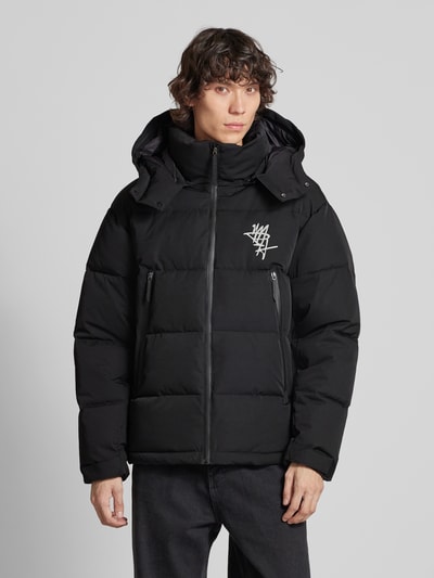 Multiply Apparel Steppjacke mit Kapuze Black 4