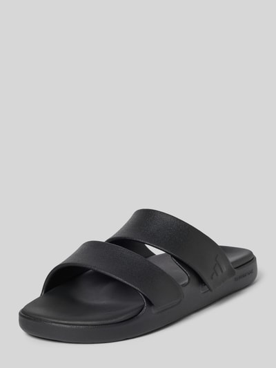 Productfoto, Badeschuhe mit Label-Prägung Modell 'ZNCAPE SANDAL' van adidas Sportswear, look: effen kleuren, punt van de schoen: open teen, hakvorm: plat, applicatie: label in reliëf, sluiting: comfortmodel/open, zool: gestructureerd
