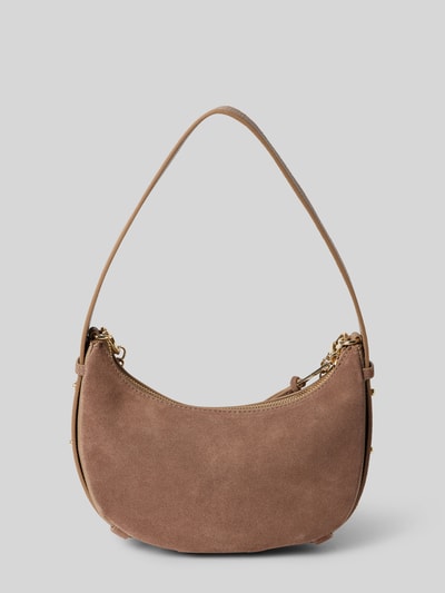 Hey Marly Handtasche mit Label-Applikation Modell 'Lifetime Sister' Taupe 4