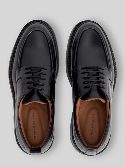 Tommy Hilfiger Schnürschuhe aus echtem Leder Black 4