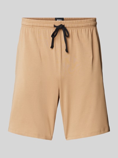 BOSS Sweatshorts mit elastischem Bund Camel 1