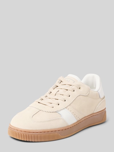 Marc O'Polo Low Top Sneaker aus echtem Leder Sand 1