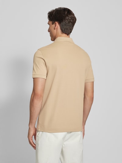 Lacoste Koszulka polo o kroju regular fit z naszywką logo model ‘CORE’ Beżowy 5