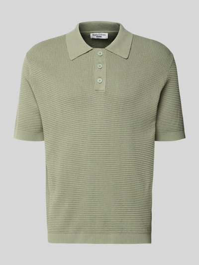 Productfoto, Regular Fit poloshirt uit puur katoen van Marc O'Polo Denim in effen kleuren met labelpatch, polokraag en korte knoopsluiting, knitwear