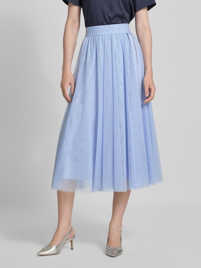 JOOP! Midirock mit Logo-Stitching Modell 'Fridi' Hellblau 4