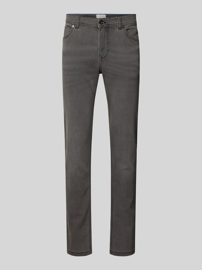 MCNEAL Tapered fit jeans in 5-pocketmodel Middengrijs - 2