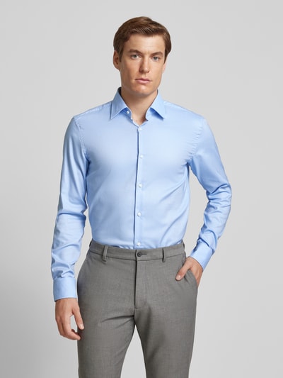 BOSS Slim Fit Business-Hemd mit Kentkragen Bleu 4