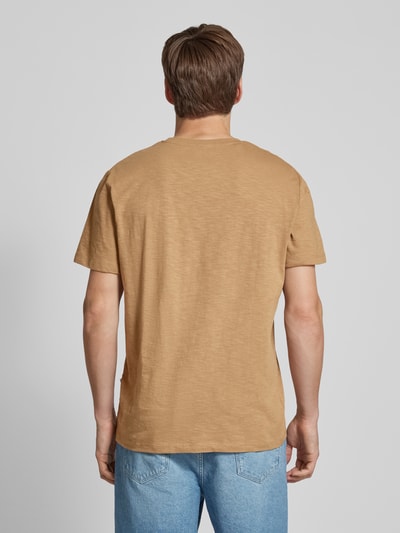 SELECTED HOMME T-Shirt mit Rundhalsausschnitt Modell 'ASPEN' Beige 5