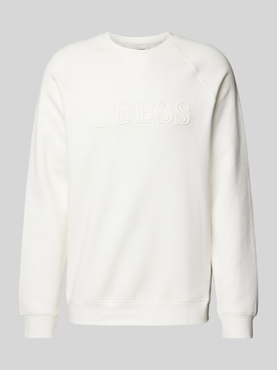 Guess Activewear Sweatshirt met labelprint, model 'ALDWIN' Wit - 2