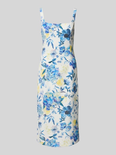 V by Vera Mont Cocktailjurk met vierkante hals Blauw - 2