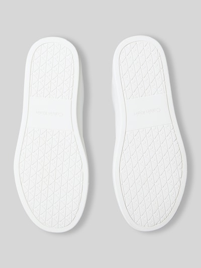 CK Calvin Klein Sneaker aus echtem Rindsleder Weiss 3