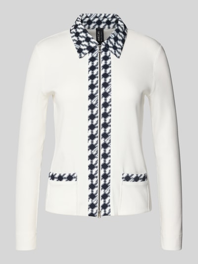 Marc Cain Longsleeve mit Zweiwege-Reißverschluss Offwhite 2