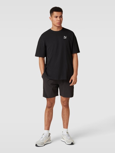 PUMA PERFORMANCE Oversized T-shirt met labelprint, model 'CLASSICS' Zwart - 1