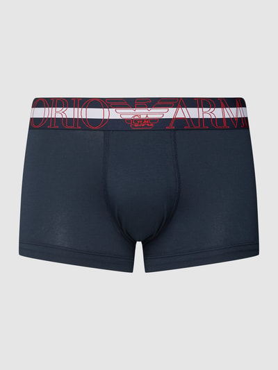 Emporio Armani Trunks mit Logo-Bund Marine 2