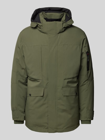 s.Oliver RED LABEL Regular fit parka met afneembare capuchon en waterafstotende functie Olijfgroen - 2