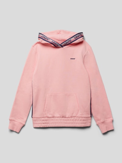 Levi’s® Kids Hoodie mit Kängurutasche Koralle 1