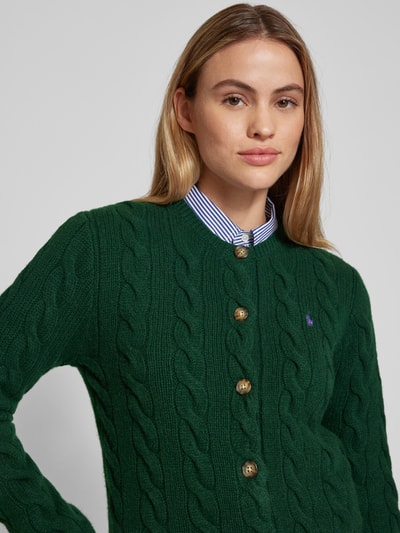 Polo Ralph Lauren Wollcardigan mit Zopfmuster Bottle 3