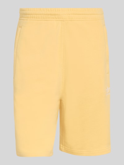 adidas Originals Regular Fit Sweatshorts mit elastischem Bund Hellgelb 2