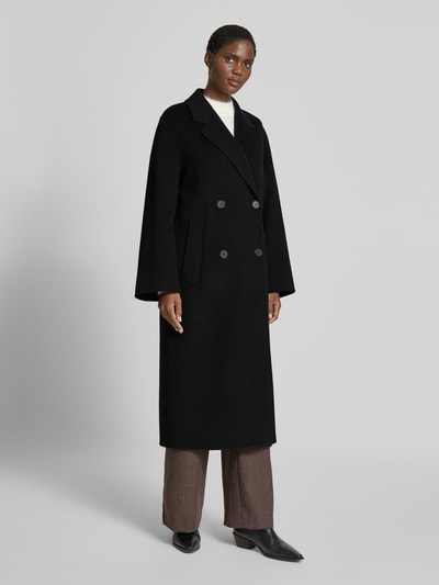 Ivy Oak Mantel mit Reverskragen Modell 'CLARA' Black 4