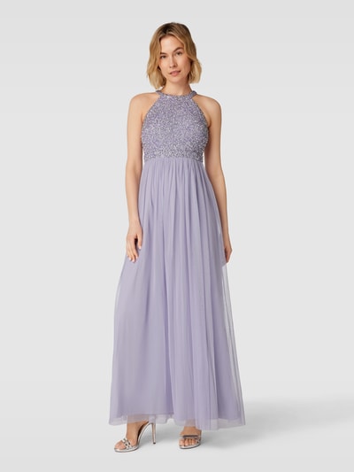 Jake*s Cocktail Abendkleid mit Zierbesatz Flieder 4